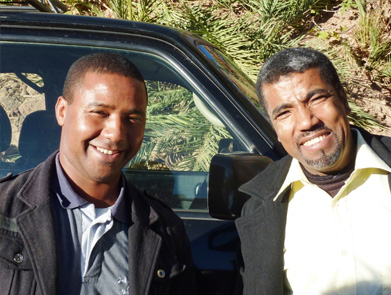 Rachid et Hassan, chauffeurs